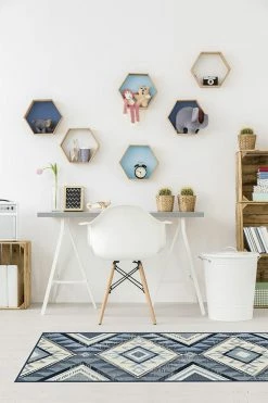 Promo 🔥 Ruggable Santa Fe Blue Rug ⭐ -Outdoor Rugs Store santa fe blue C RC 0649 27 7023ce74 3a6c 4e8e a29a cff28341d6c6