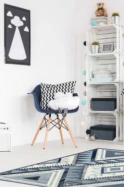 Promo 🔥 Ruggable Santa Fe Blue Rug ⭐ -Outdoor Rugs Store santa fe blue C RC 0649 57 ef469fe6 b3a7 484b 8459 81755610f002