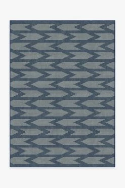 Cheap 🥰 Ruggable Outdoor Savannah Navy Blue Rug 🎁