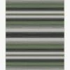 Best Pirce 🎁 Ruggable Outdoor Serape Stripe Green Rug 🛒
