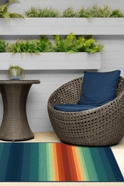 Best reviews of 😀 Ruggable Outdoor Serape Stripe Multicolor Rug 🤩 -Outdoor Rugs Store serape stripe multicolor C RC OD015 27
