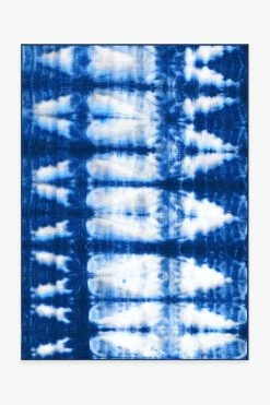 Hot Sale ❤️ Ruggable Shibori Ichi Indigo Rug ✔️