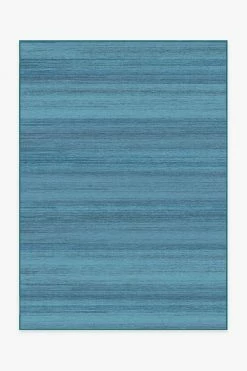 Coupon 🌟 Ruggable Solid Tonal Ocean Blue Rug 🎁