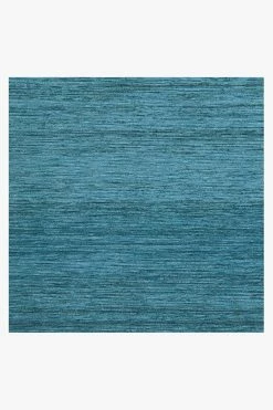 Coupon 🌟 Ruggable Solid Tonal Ocean Blue Rug 🎁 -Outdoor Rugs Store solid tonal ocean blue D RC 0077 27 V2