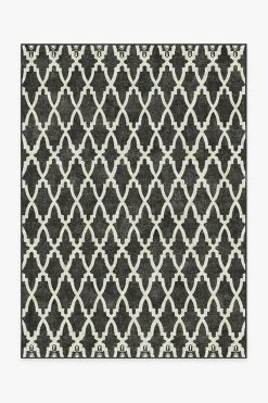 Outlet ๐ Ruggable Soraya Trellis Black Rug โจ