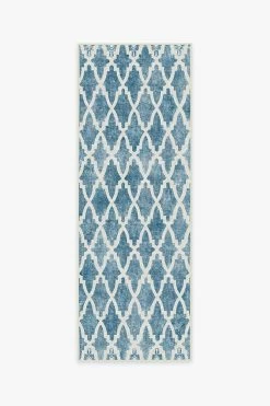 Top 10 👍 Ruggable Soraya Trellis Blue Rug 🌟 -Outdoor Rugs Store soraya trellis blue A RC BS003 27 V2