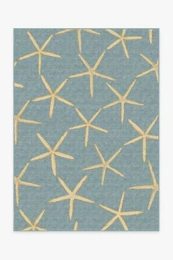 Wholesale 🎉 Ruggable Starfish Pale Blue Rug 😉