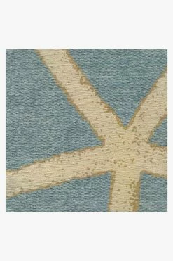 Wholesale 🎉 Ruggable Starfish Pale Blue Rug 😉 -Outdoor Rugs Store starfish pale blue D RC 0320 27