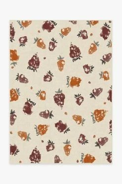Flash Sale 🌟 Ruggable Strawberries Orange Rug ⭐