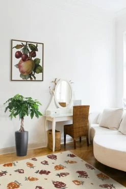 Flash Sale 🌟 Ruggable Strawberries Orange Rug ⭐ -Outdoor Rugs Store strawberries orange C RC TP005 57