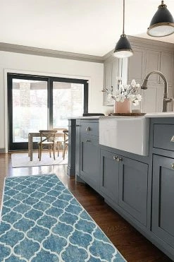 Budget 😍 Ruggable Terali Blue Rug ❤️ -Outdoor Rugs Store terali blue C RC CB002 27