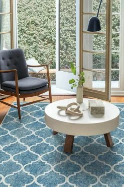Budget 😍 Ruggable Terali Blue Rug ❤️ -Outdoor Rugs Store terali blue C RC CB002 57