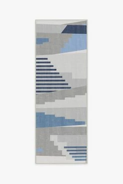 Cheapest ✔️ Ruggable Outdoor Tropea Grey & Blue Rug ✨ -Outdoor Rugs Store tropea grey blue A RC TR004 27 V2