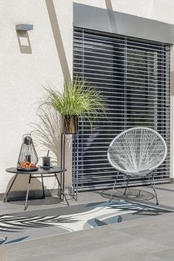 Best deal 🌟 Ruggable Outdoor Tulum Ivory Blue Rug ✨ -Outdoor Rugs Store tulum ivory blue C RC TR008 27 V2