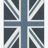 Outlet ❤️ Ruggable UK Flag Blue Rug 🔔