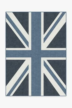 Outlet โค๏ธ Ruggable UK Flag Blue Rug ๐