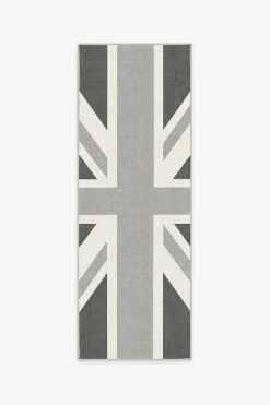 Best Sale 👍 Ruggable UK Flag Grey Rug 🔥 -Outdoor Rugs Store uk flag grey B RC 0748 27