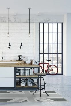 Best Sale 👍 Ruggable UK Flag Grey Rug 🔥 -Outdoor Rugs Store uk flag grey C RC 0748 27 V2