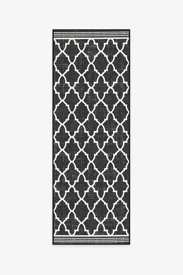 New 🥰 Ruggable Outdoor Varia Trellis Black Rug 👏 5 New 🥰 Ruggable Outdoor Varia Trellis Black Rug 👏 - Image 5