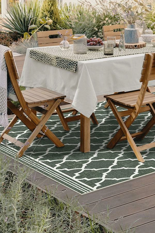 Cheapest โญ Ruggable Outdoor Varia Trellis Forest Green Rug ๐ 4 Cheapest โญ Ruggable Outdoor Varia Trellis Forest Green Rug ๐ - Image 4