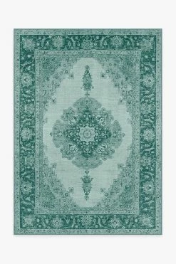 Discount ⌛ Ruggable Victoria Teal Green Rug 🔔