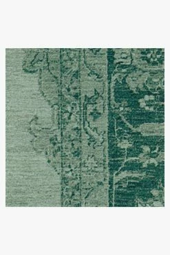 Discount ⌛ Ruggable Victoria Teal Green Rug 🔔 -Outdoor Rugs Store victoria teal green D RC 0420 57