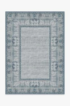 Cheap 😍 Ruggable Vintage Daisy Bordered Blue Rug 🛒