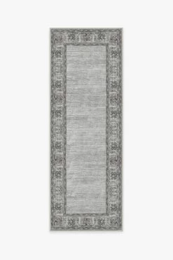 Best Sale ✔️ Ruggable Vintage Daisy Bordered Grey Rug 🌟 -Outdoor Rugs Store vintage daisy bordered grey A RC RE134 27 V3