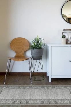 Best Sale ✔️ Ruggable Vintage Daisy Bordered Grey Rug 🌟 -Outdoor Rugs Store vintage daisy bordered grey C RC RE134 27 V3