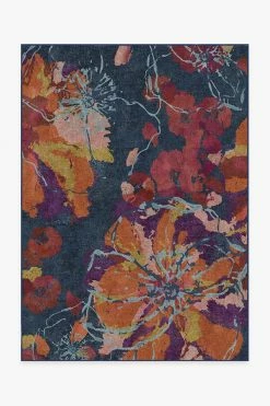 Brand new ๐ Ruggable Watercolor Floral Navy Rug ๐งจ