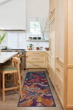 Brand new 😀 Ruggable Watercolor Floral Navy Rug 🧨 -Outdoor Rugs Store watercolor floral navy C RC 0426 27 V3