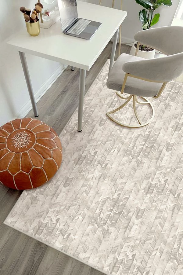 Wholesale โ๏ธ Ruggable Watercolor Herringbone Cream Rug ๐ 4 Wholesale โ๏ธ Ruggable Watercolor Herringbone Cream Rug ๐ - Image 4