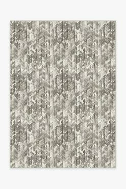 Flash Sale ๐ Ruggable Watercolor Herringbone Grey Rug ๐