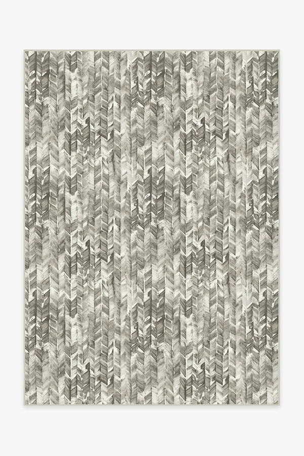 Flash Sale 🎉 Ruggable Watercolor Herringbone Grey Rug 👍 2 Flash Sale 🎉 Ruggable Watercolor Herringbone Grey Rug 👍 - Image 2