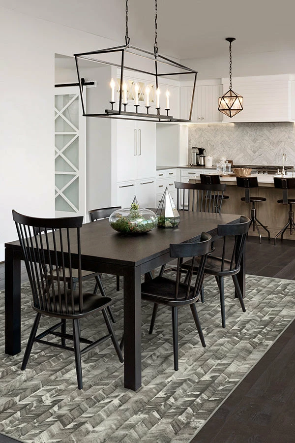 Flash Sale 🎉 Ruggable Watercolor Herringbone Grey Rug 👍 4 Flash Sale 🎉 Ruggable Watercolor Herringbone Grey Rug 👍 - Image 4