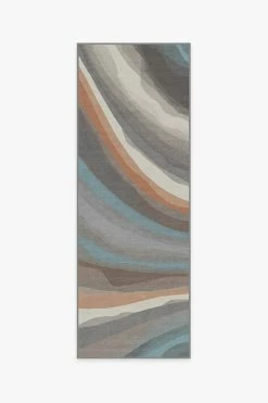 Wholesale 😍 Ruggable Watercolor Waves Sandstone Rug 🎁 -Outdoor Rugs Store watercolor waves sandstone A RC 0306 27