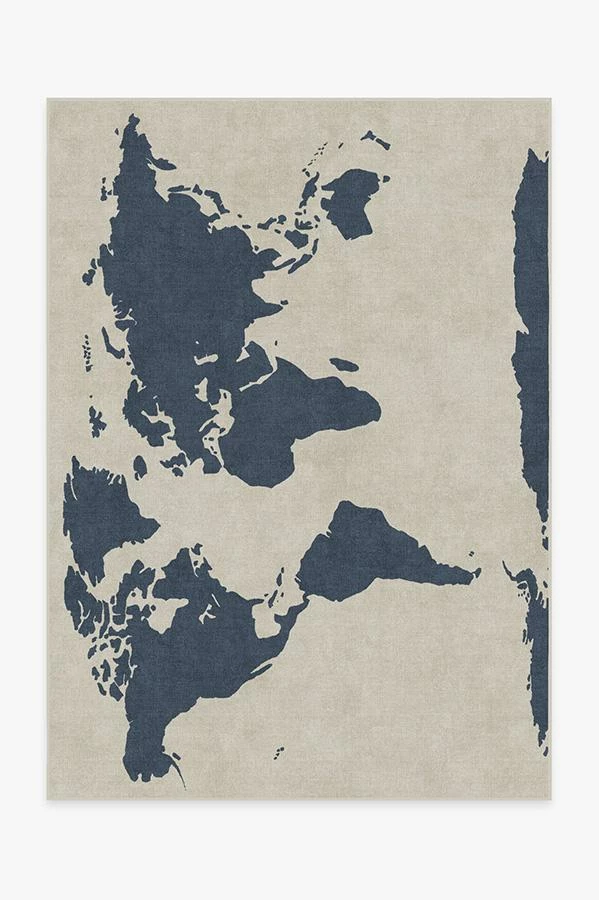 Buy 😍 Ruggable World Map Ivory Rug 😀 1 Buy 😍 Ruggable World Map Ivory Rug 😀