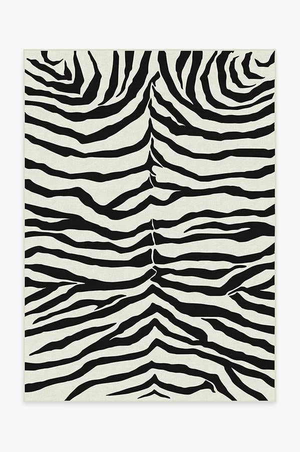 Budget ❤️ Ruggable Zebra Black Rug ✔️ 1 Budget ❤️ Ruggable Zebra Black Rug ✔️