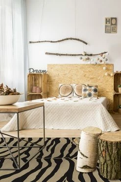 Flash Sale 😍 Ruggable Zebra Gold Rug 🔔 -Outdoor Rugs Store zebra gold C RC 0248 57